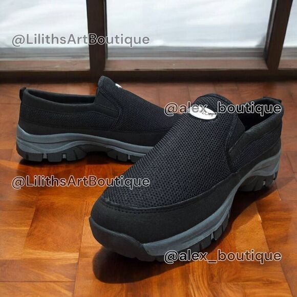 Slip-on Canvas Loafers Sport Shoes(F029)-Size 8.5 for Men - Picture 1 of 12